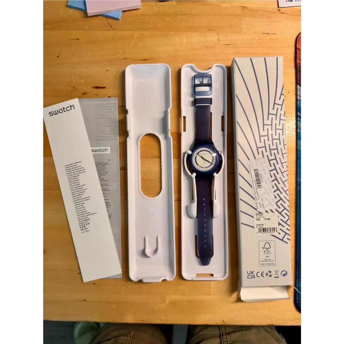 Swatch x Hodinkee - Blue Stoplight Neon Remix - Sistem51 - SO30Z402