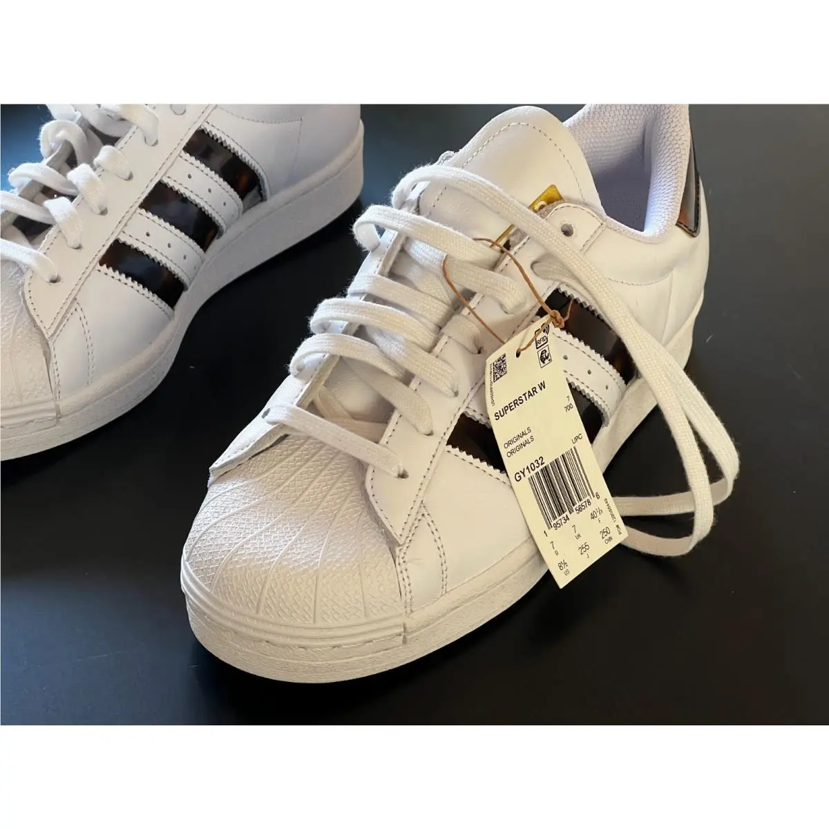 Adidas shoes - adidas Superstar - Superstar - Cloud White Gold Metal 2