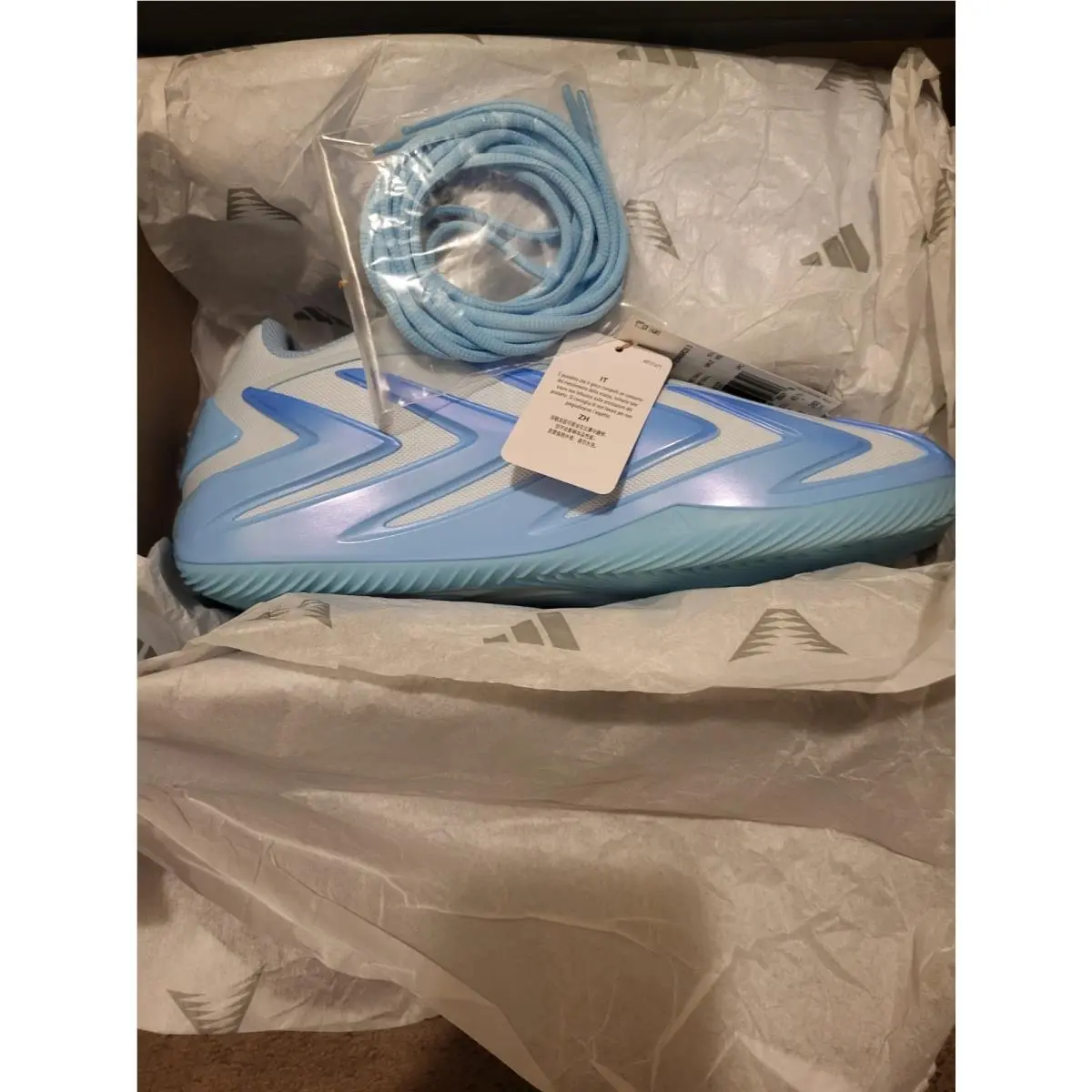 Adidas shoes - Anthony Edwards 3 - Anthony Edwards - Bliss Blue (UPC: 198333105674) 4