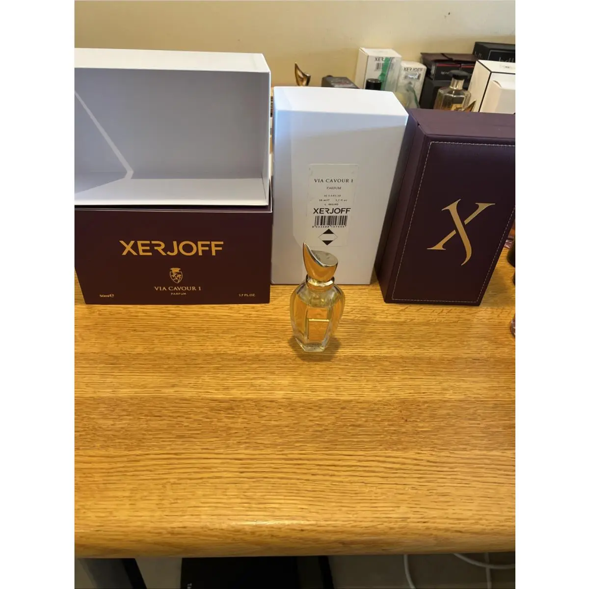 Xerjoff Via Cavour I Parfum 50ml 1.7oz Tester Italy Unisex Fragrance
