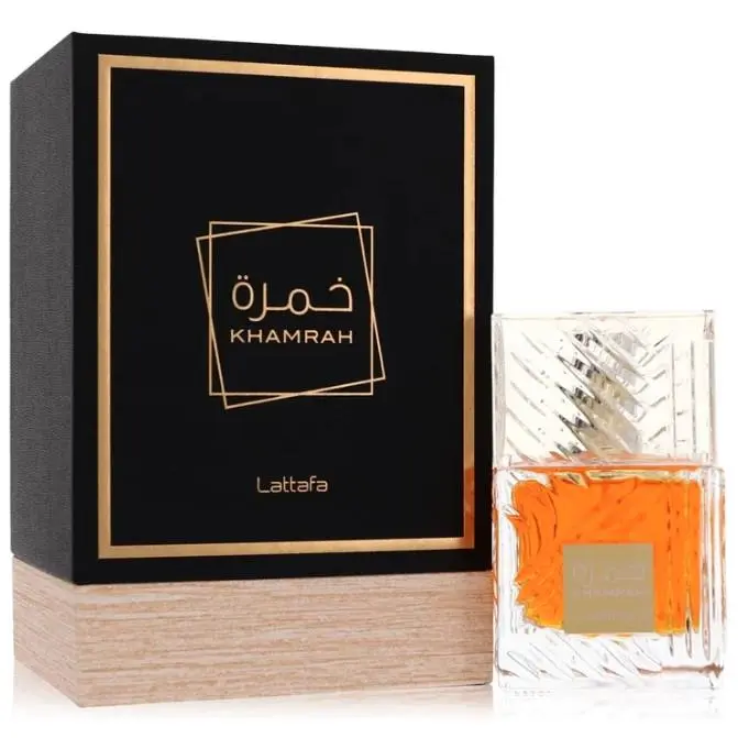 Lattafa Khamrah Cologne By Lattafa For Men and Women 3.4 Oz Eau De Parfum Spray