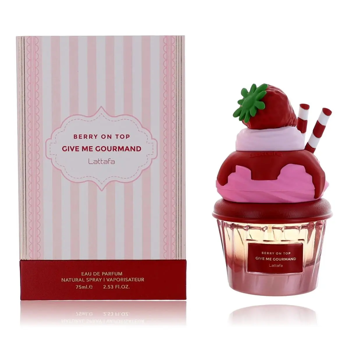 Lattafa Berry On Top Give Me Gourmand 2.53 oz Edp Spray For Women