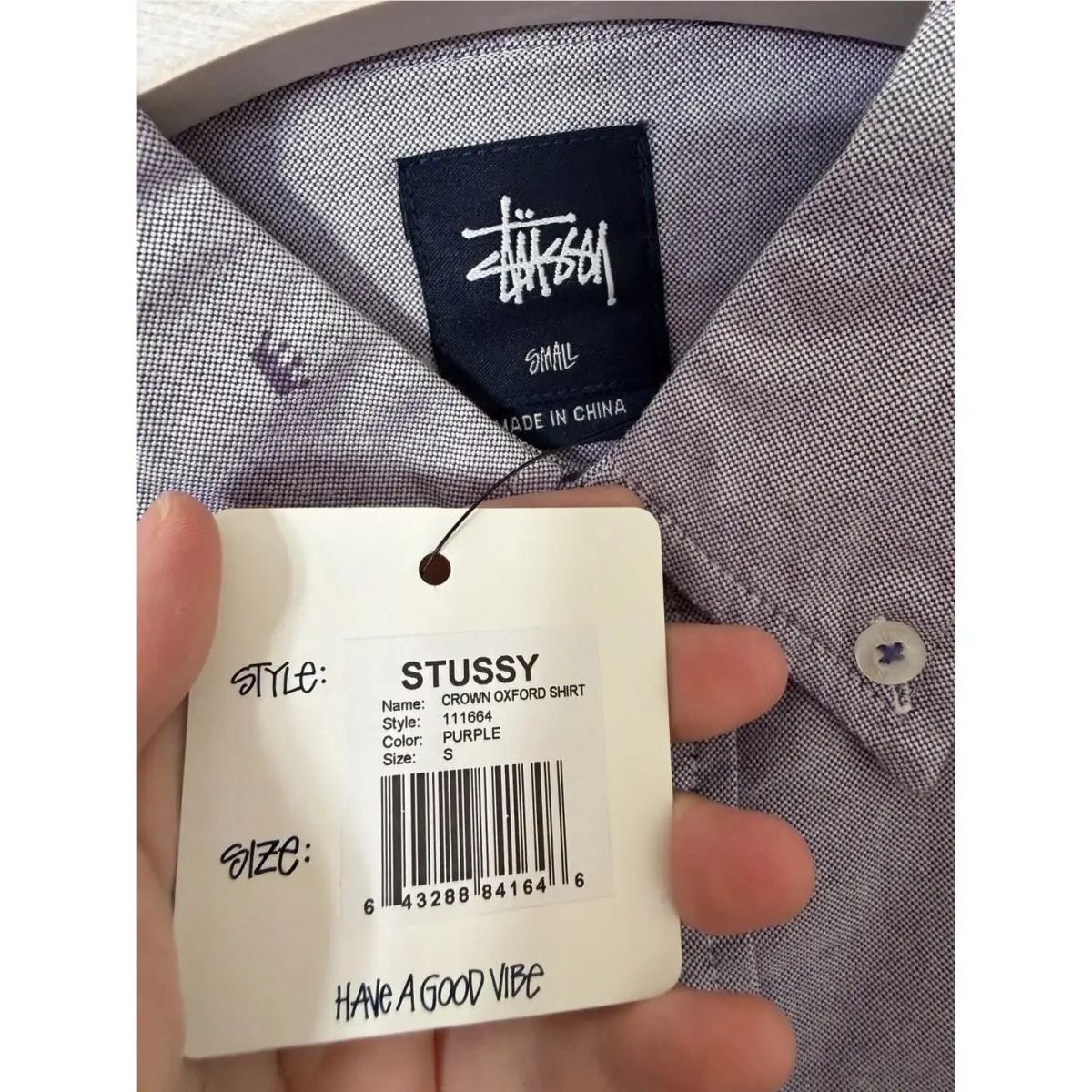 Stussy  clothing - Crown Oxford - Crown Oxford - 111664 - Purple 0