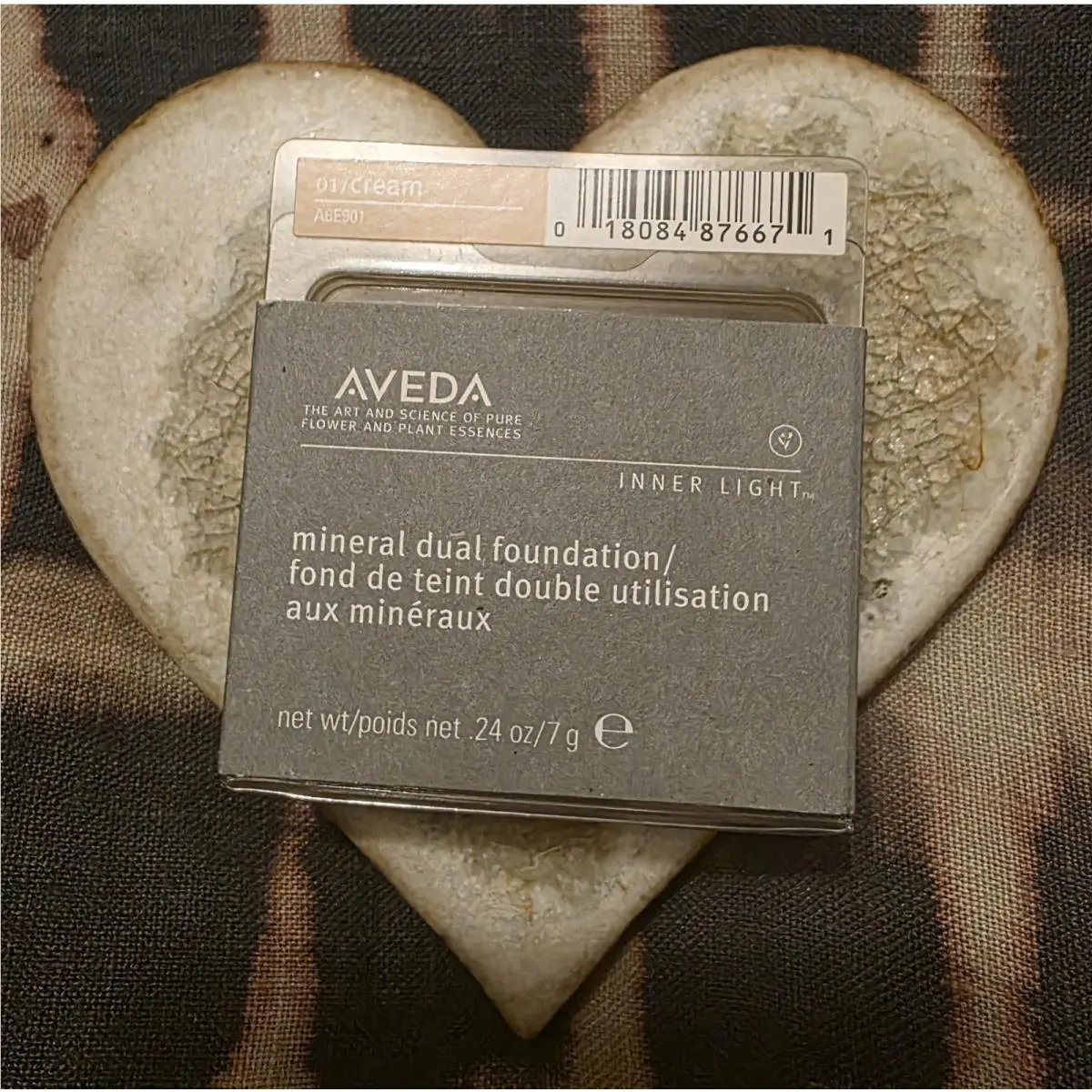 Aveda 01 Cream Inner Light Mineral Dual Foundation Rare