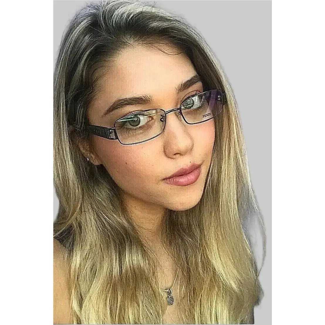 Fendi F 9R41R 035 52mm Gunmetal Rx Women`s Eyeglasses Frames