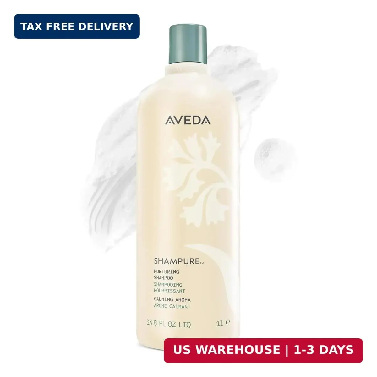 Shampure Nurturing Shampoo For Fine to Medium Hair Gently Cleanses and N by Aveda