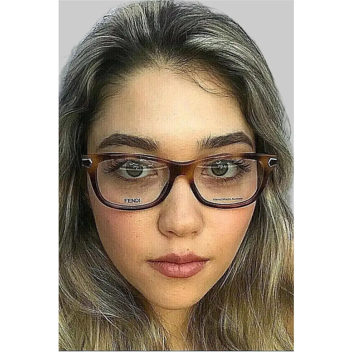 Fendi FF 0037 91Y 52mm Tortoise Rx-able Women`s Eyeglasses Frame Italy