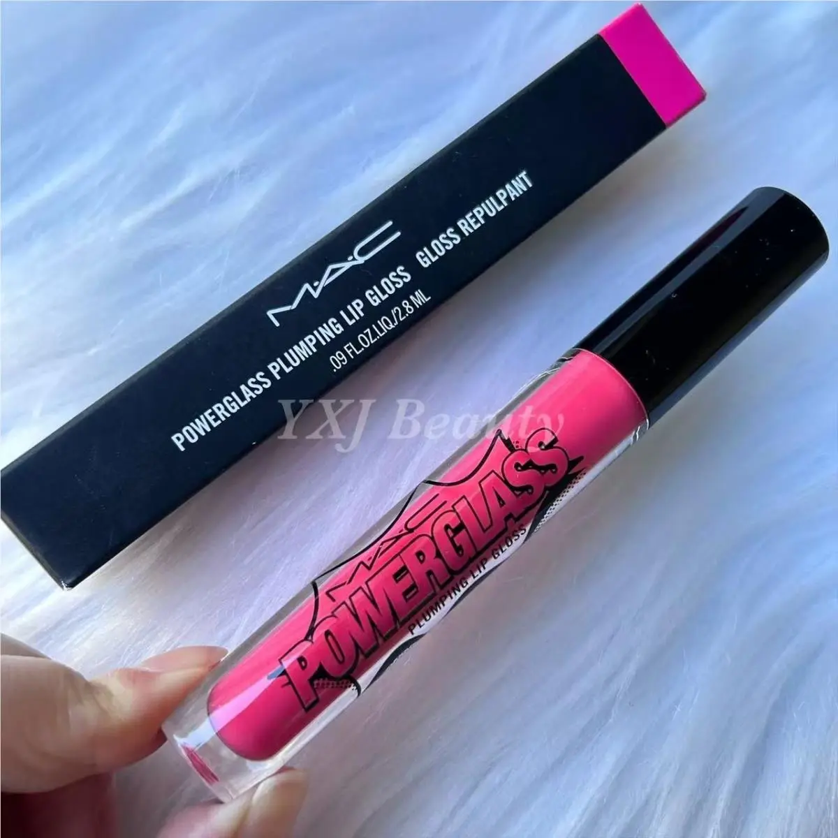 Mac Liquid Lipstick/lip Gloss Full Size Limited Edition Pleased As Punch (Powerglass Plumping Gloss) by MAC Cosmetics