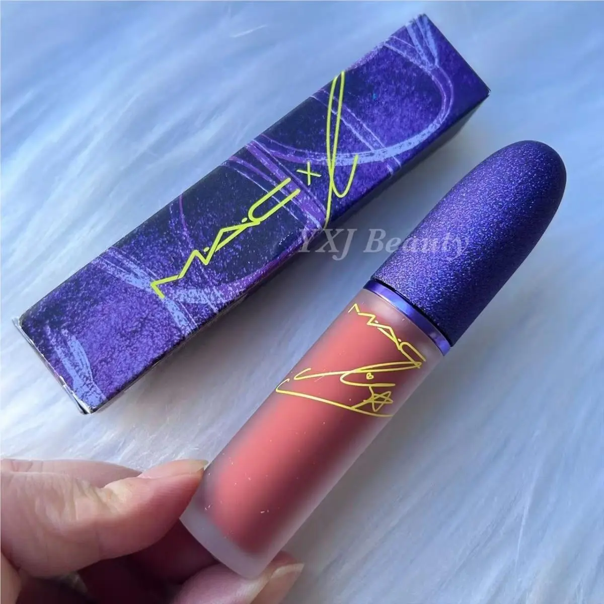 Mac Liquid Lipstick/lip Gloss Full Size Limited Edition Sorry Not Sorry (Powder Kiss Matte Lipcolour) by MAC Cosmetics