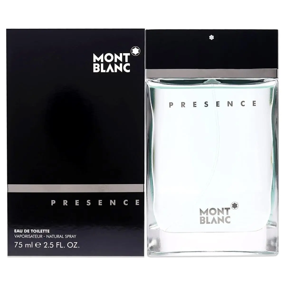Montblanc Presence Eau de Toilette Men Warm Spicy Scent 2.5 oz Spray