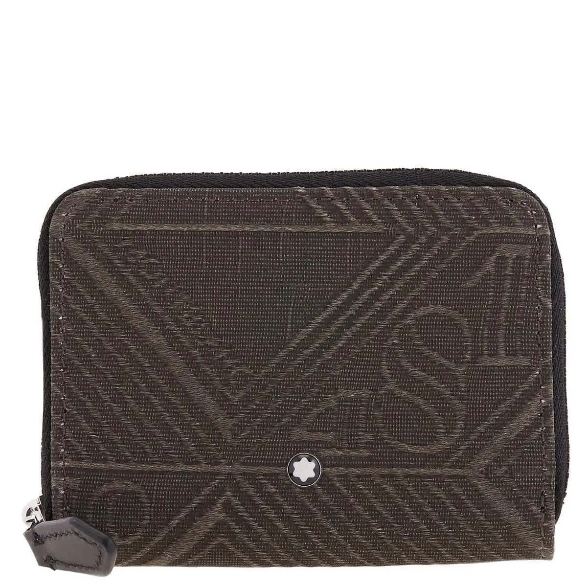 Montblanc Khaki 4810 Jacquard Mini Zip Wallet 220263