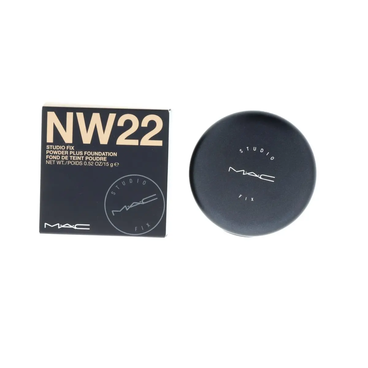 Mac Studio Fix Powder Plus Foundation NW22 0.52 oz 2 Pack by MAC Cosmetics