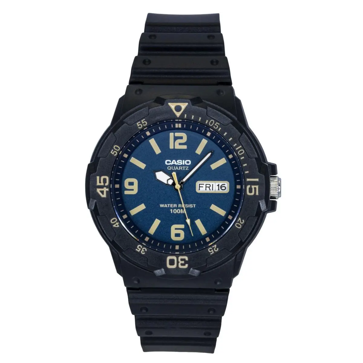 Casio Youth Diver Analog Quartz Blue Dial 100M MRW-200H-2B3V Men`s Watch