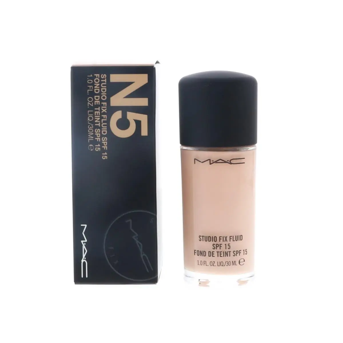 Mac Studio Fix Fluid Spf 15 Broad Spectrum N5 1.0 oz by MAC Cosmetics