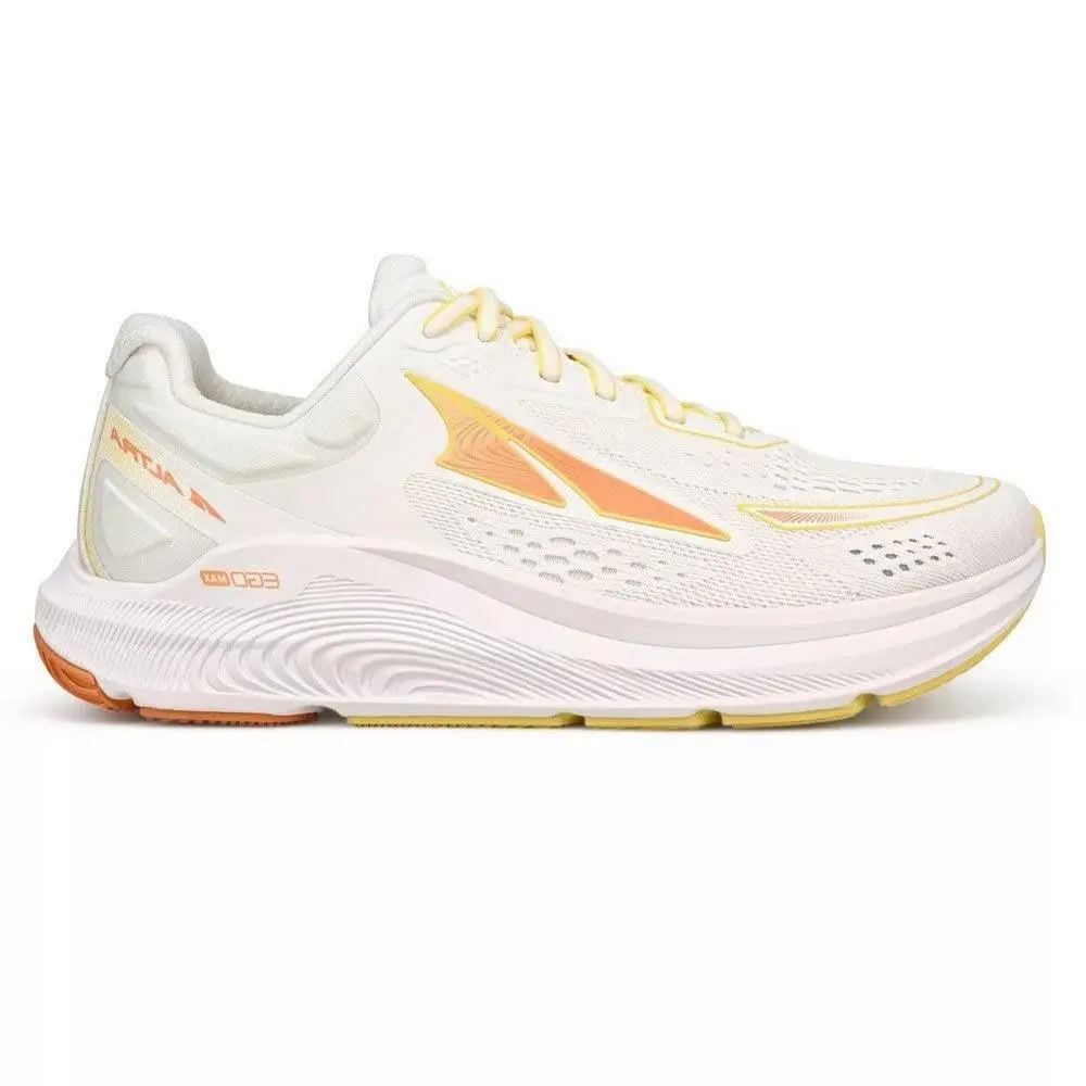 Altra Women`s Paradigm 6 Road Running Shoe 8 US Yellow/white Rare