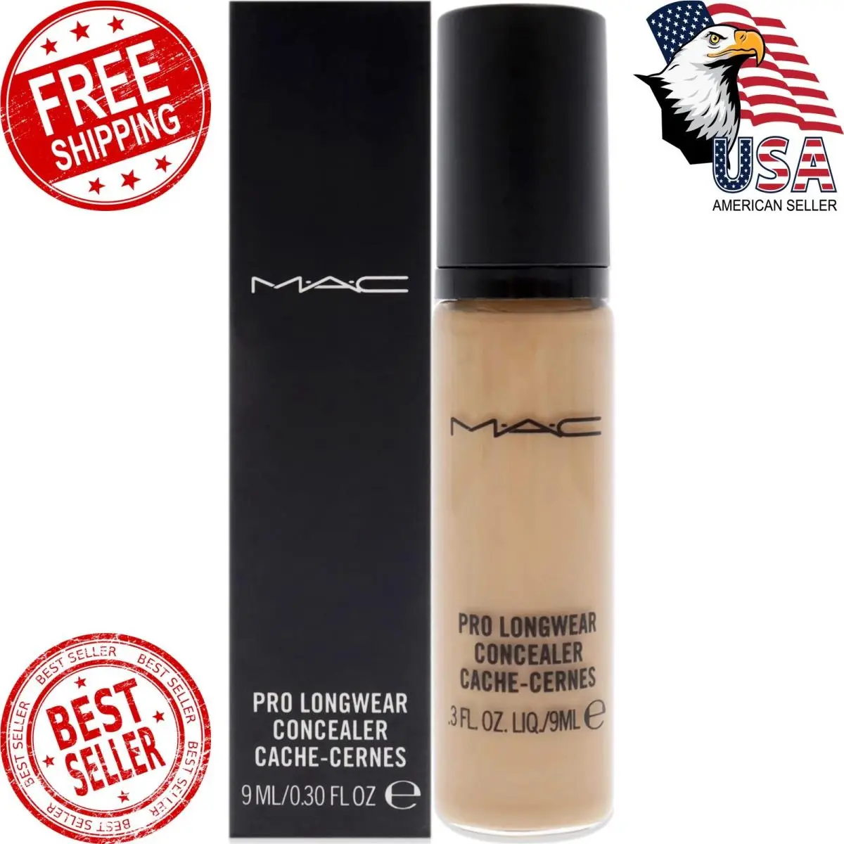 Mac Pro Longwear Concealer NC30 Medium 0.3 Oz