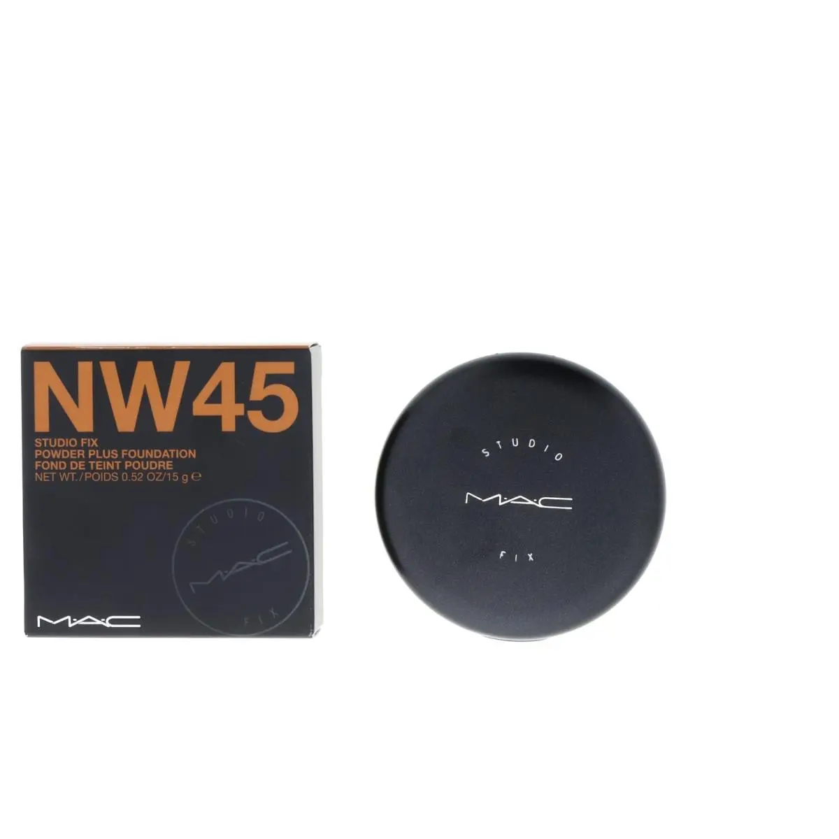 Mac Studio Fix Powder Plus Foundation NW45 0.52 oz 2 Pack by MAC Cosmetics