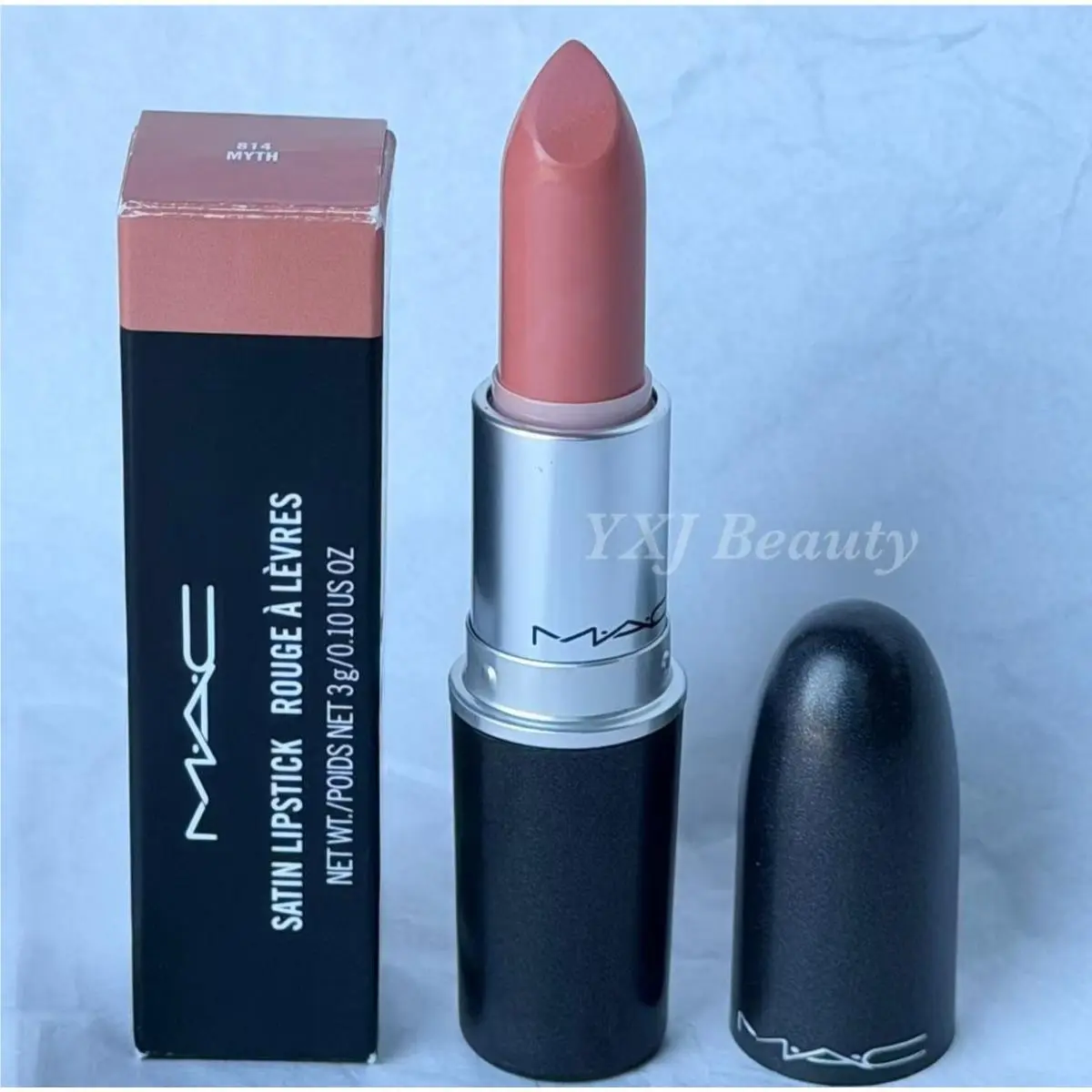 Mac Satin Lipstick Myth Full Size 3 g/0.1 oz Formula