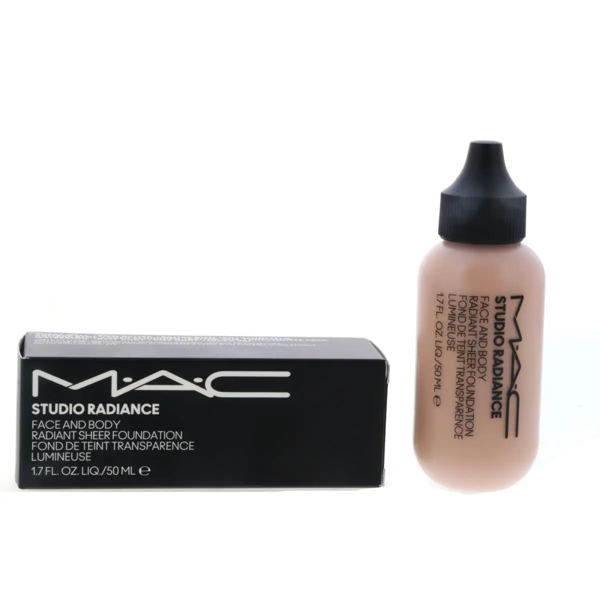 Mac Studio Radiance Face and Body Radiant Sheer Foundation N2 1.7 oz