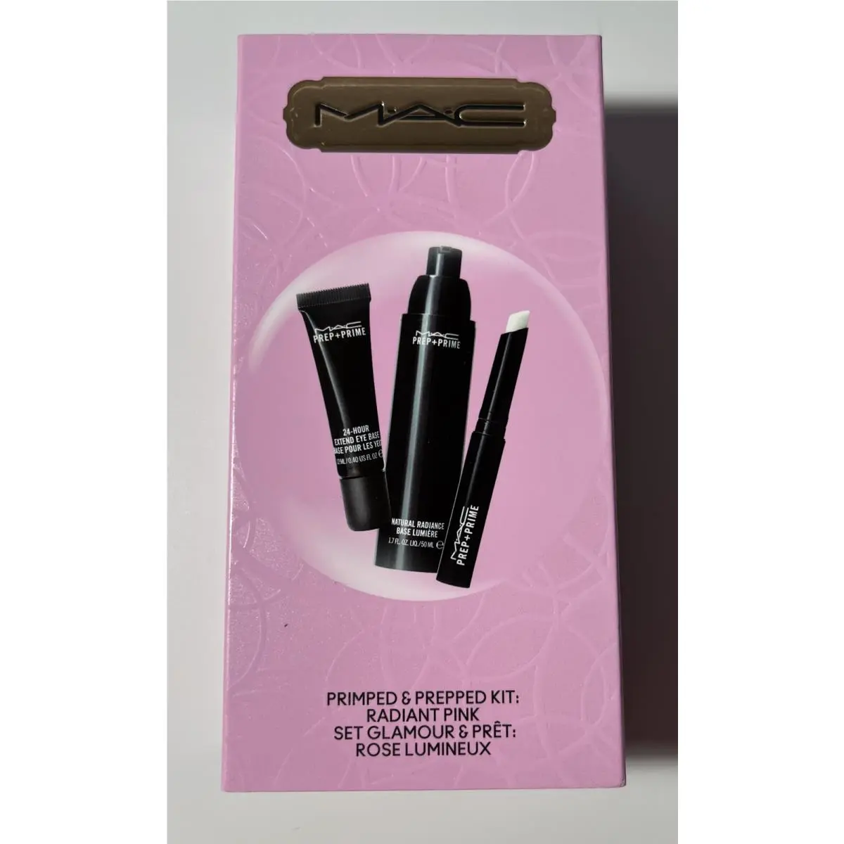 Mac Mac Primped & Prepped Kit: Radiant Pink Primped Prepped Kit: Radiant Pink Face Eye Lip Primer