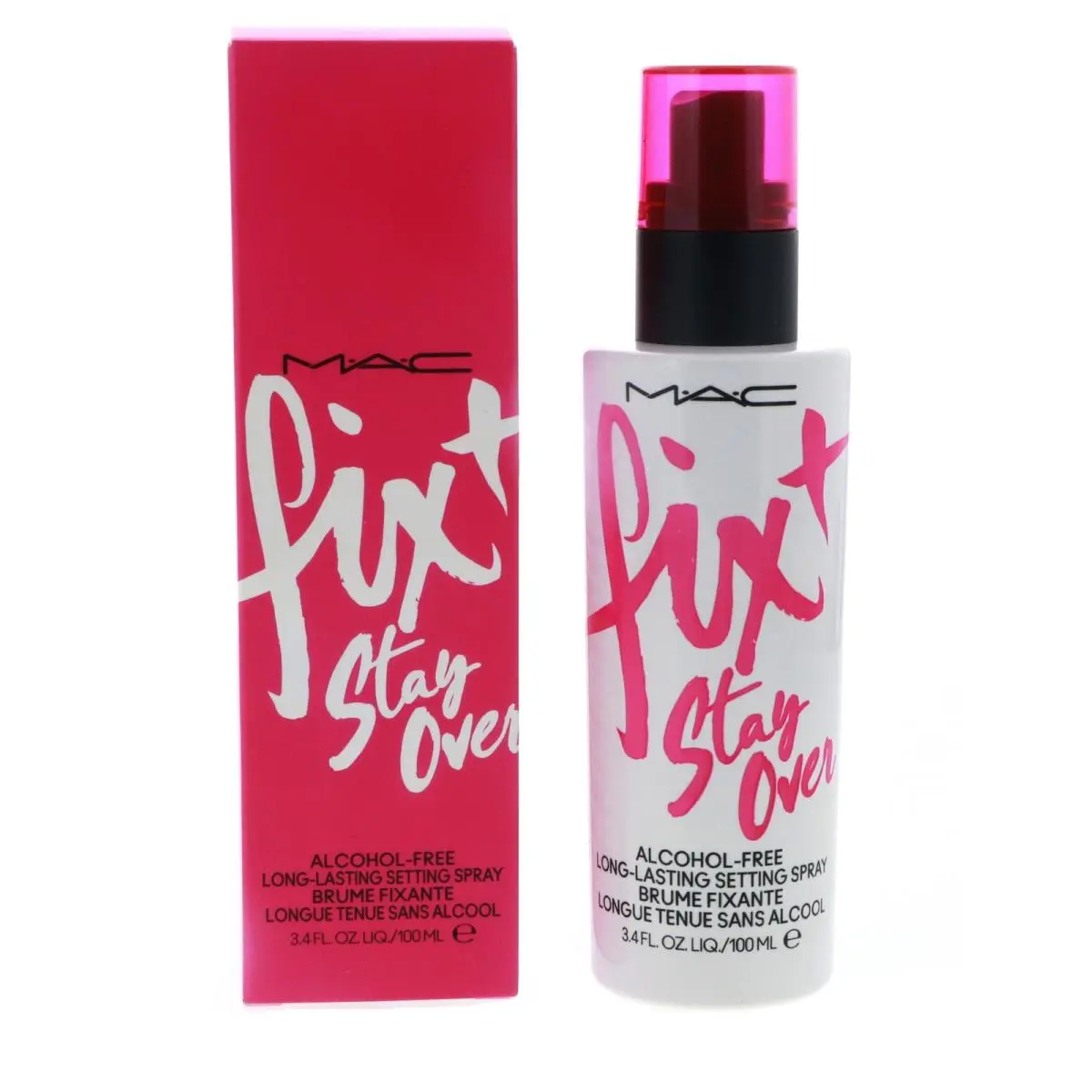 Mac Fix+ Stay Over Alcohol-free Long-lasting Setting Spray 3.4 oz 2 Pack
