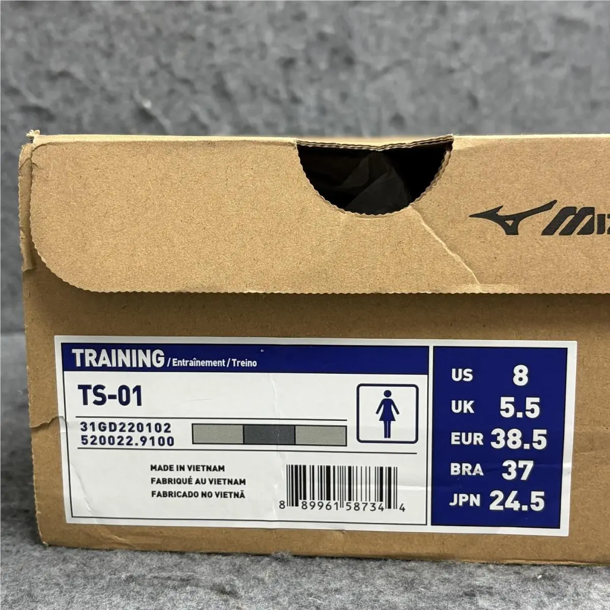 Mizuno shoes - Mizuno TS-01 COB - COB - 5200229100 - White (UPC: 889961587344) 6