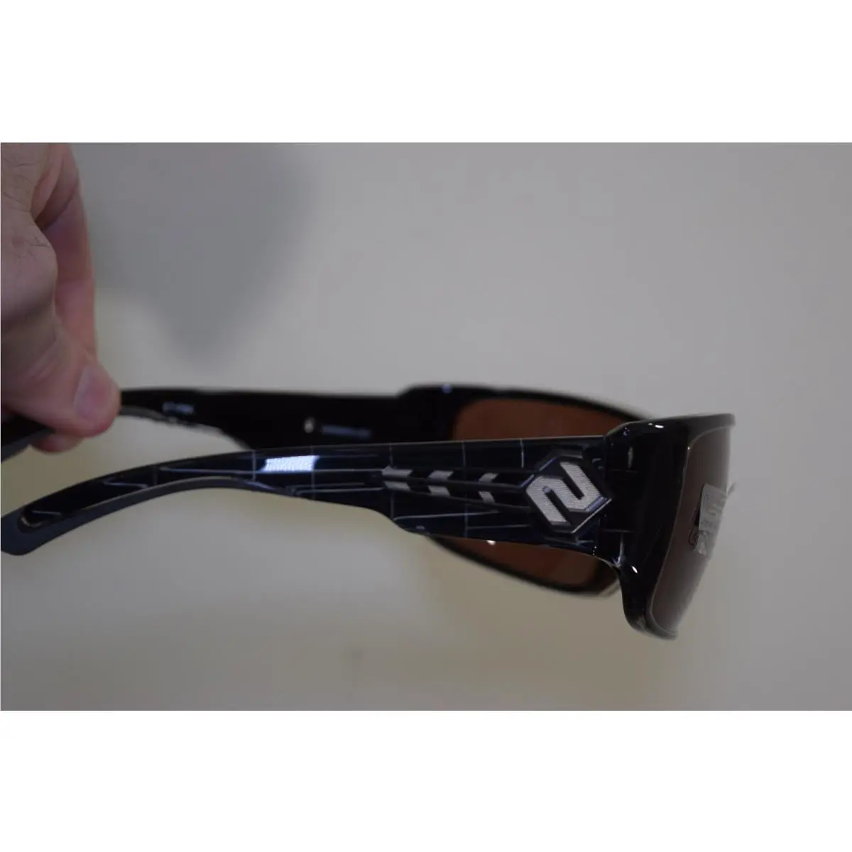 Vintage 2010 Zeal Optics Emit Black Wrap ZB-13 Polarized Mens Sunglasses