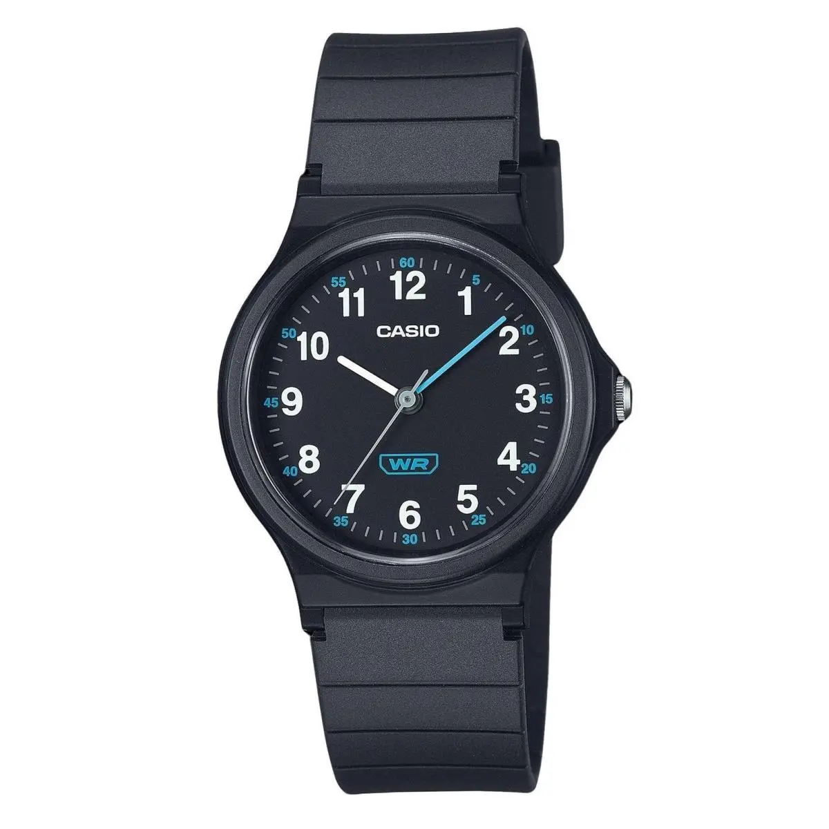 Casio Pop Black Bio Based Resin Black Dial Quartz LQ-24B-1B Women`s Ladies Watch