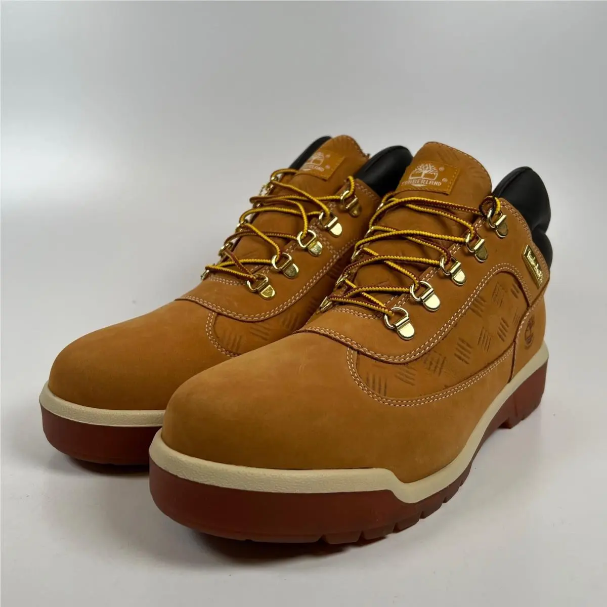 Timberland Field Boot Mid Lace Waterproof Wheat Nubuck TB0A6DSWA5J Mens Size 13