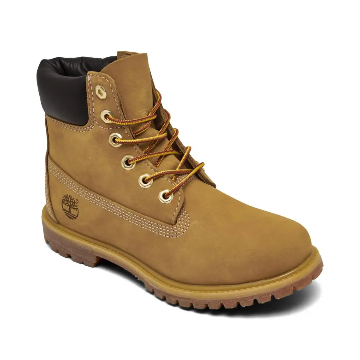 Women`s Timberland 6 Inch Premium Waterproof Boots Wheat SZ 8
