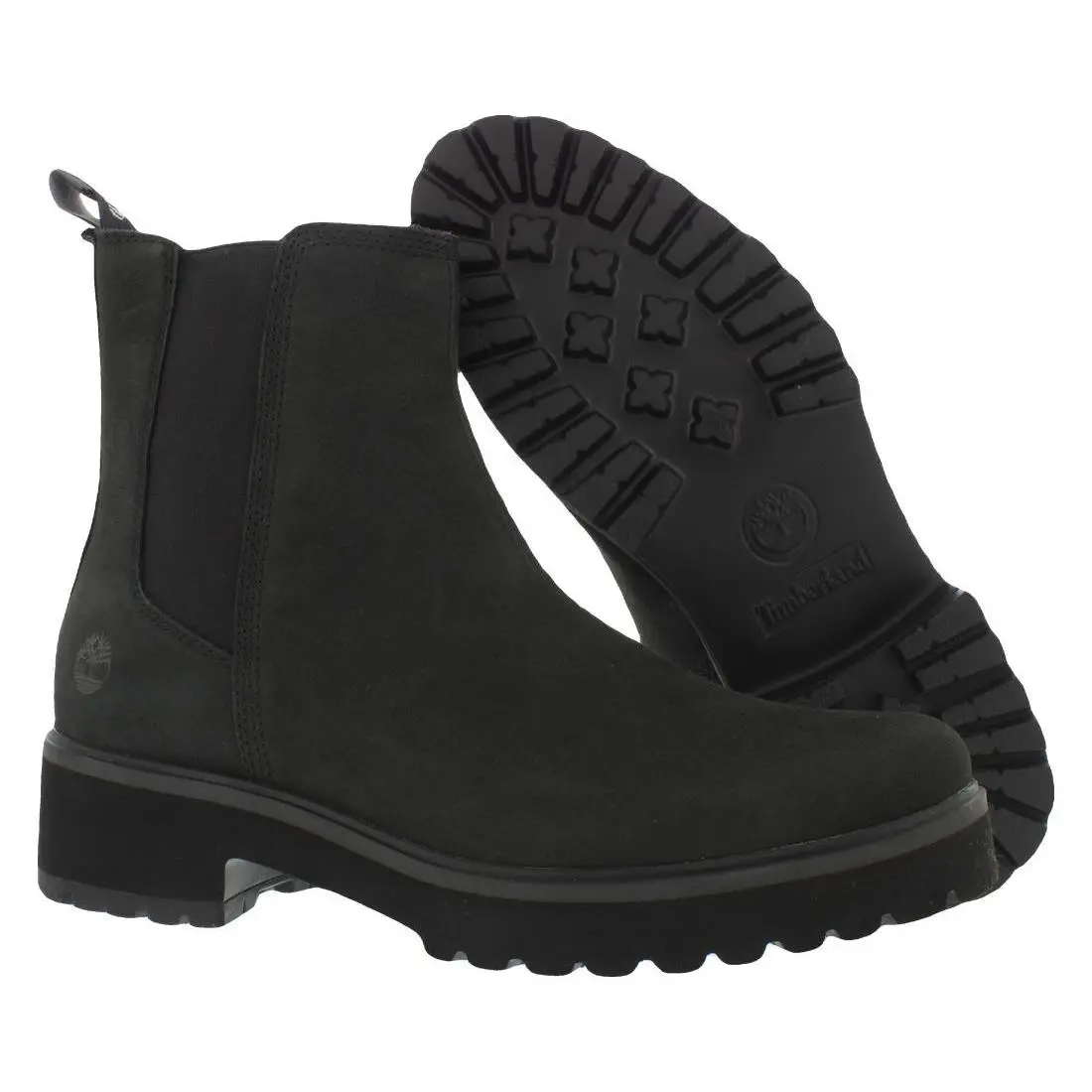 Timberland Carnaby Cool Mid Chelsea Boot Womens Shoes Size 9.5 Color: Jet Black