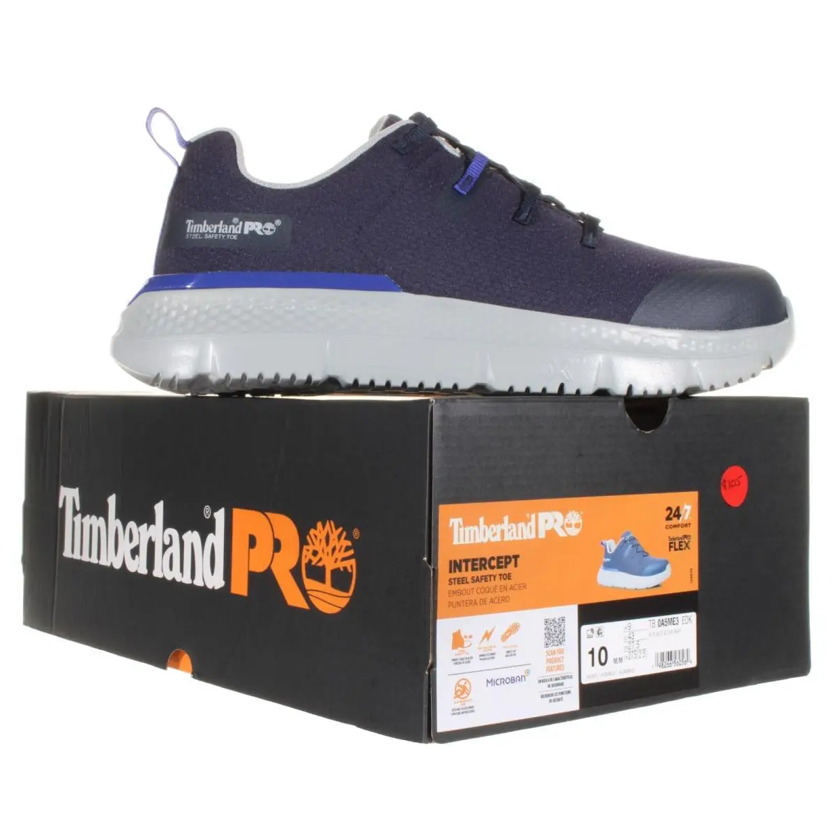Timberland shoes - Timberland Pro® Intercept Steel Safety Toe - A5ME3 - Blue Navy (UPC: 198266560564) 1
