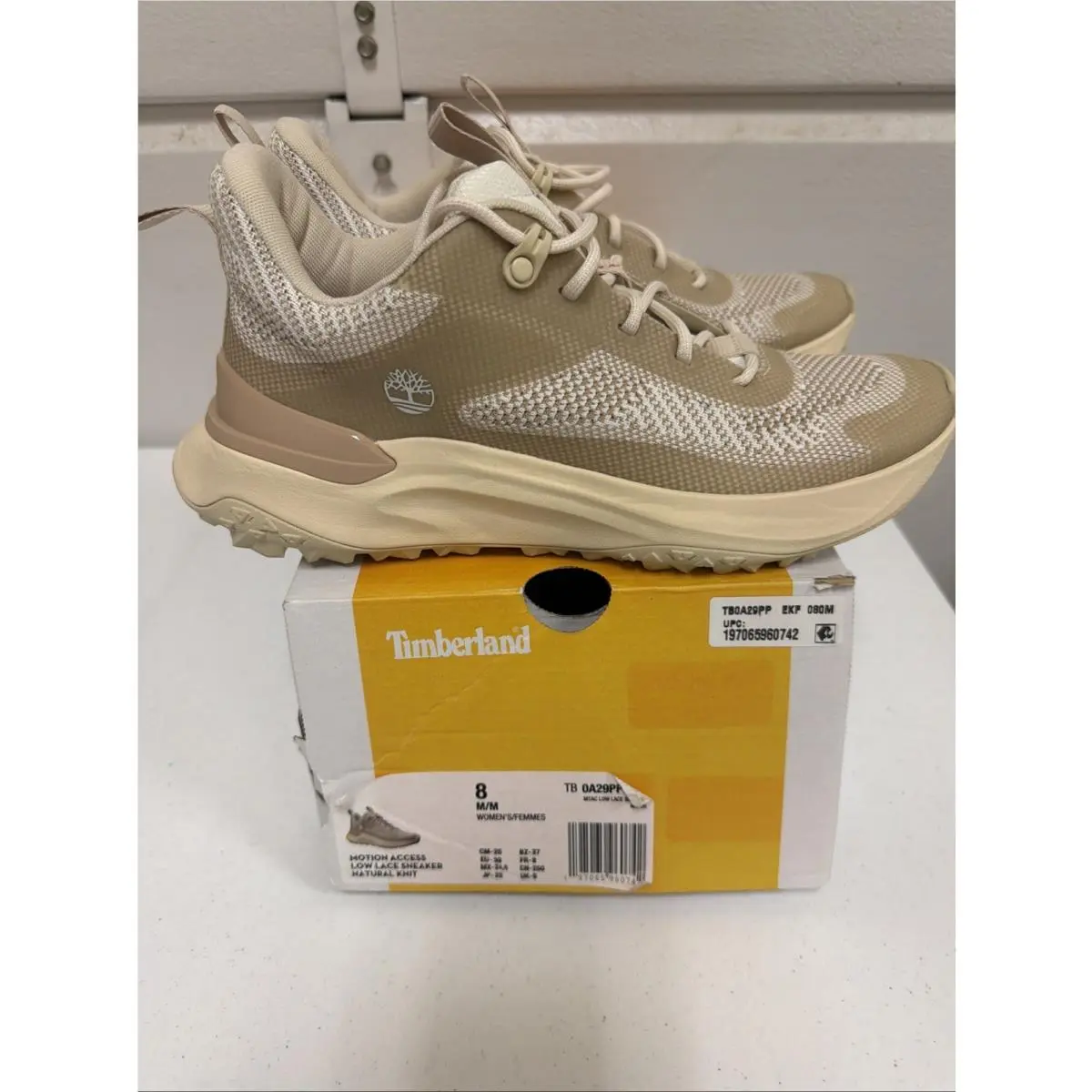 Timberland shoes - Motion Access Low Lace Sneaker - TB0A29PPEK - Beige 1