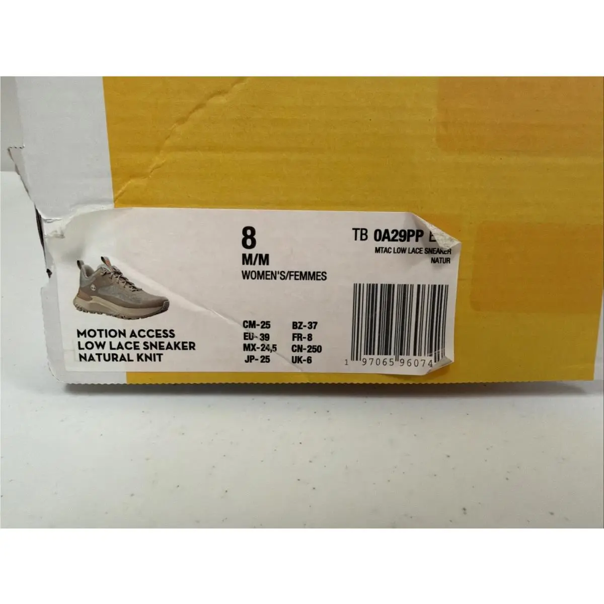 Timberland shoes - Motion Access Low Lace Sneaker - TB0A29PPEK - Beige 5