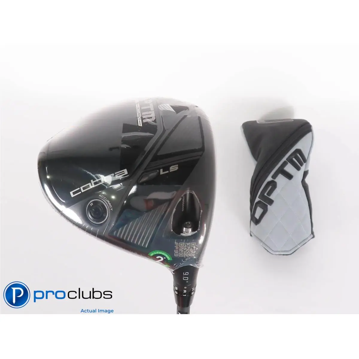 Cobra Optm LS 9 Driver W/cover - Denali Frost Black 60g 6.5 X-flex 519724