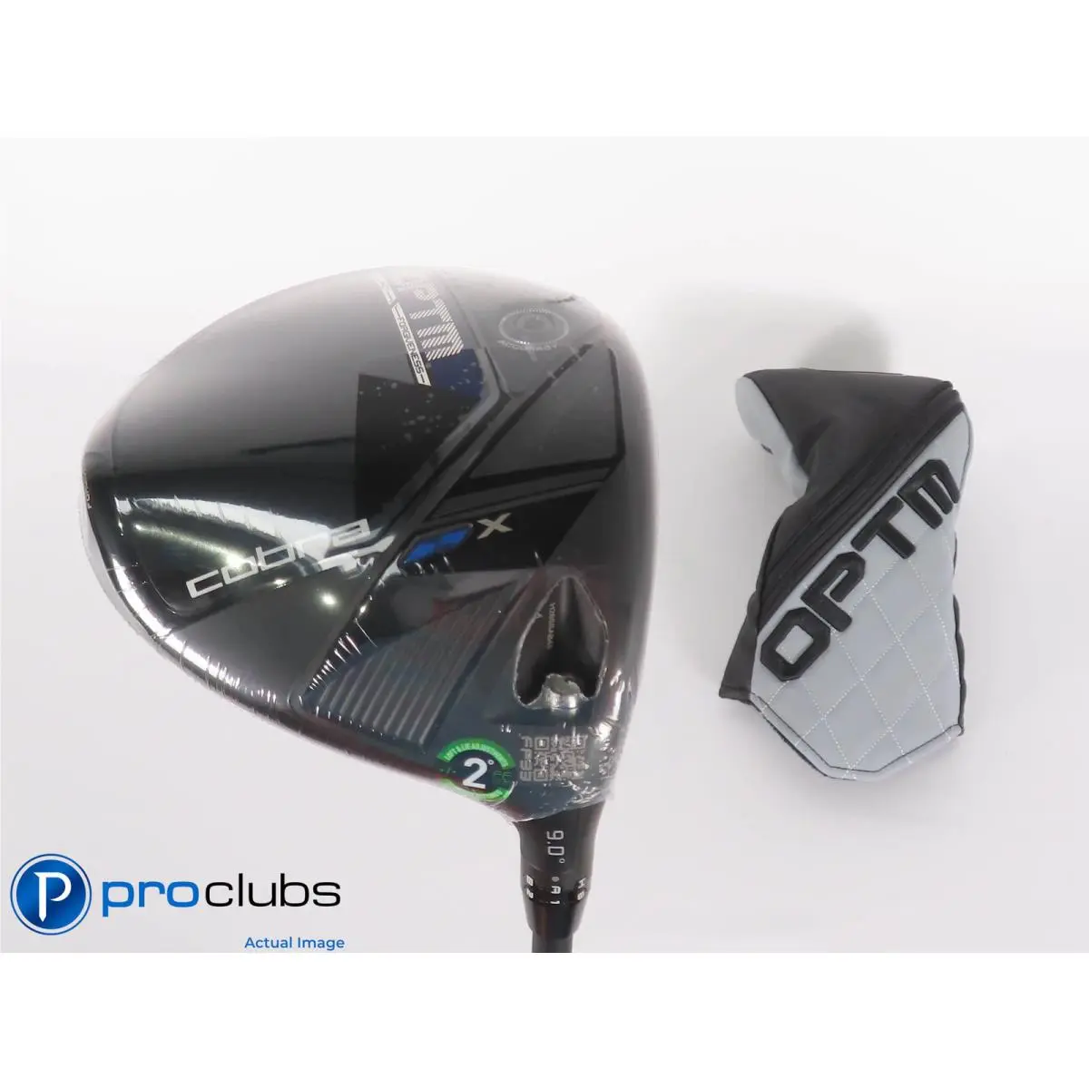 Cobra Optm X 9 Driver W/cover - Kai`li Dark Waves Blue 60 Stiff Flex 519728