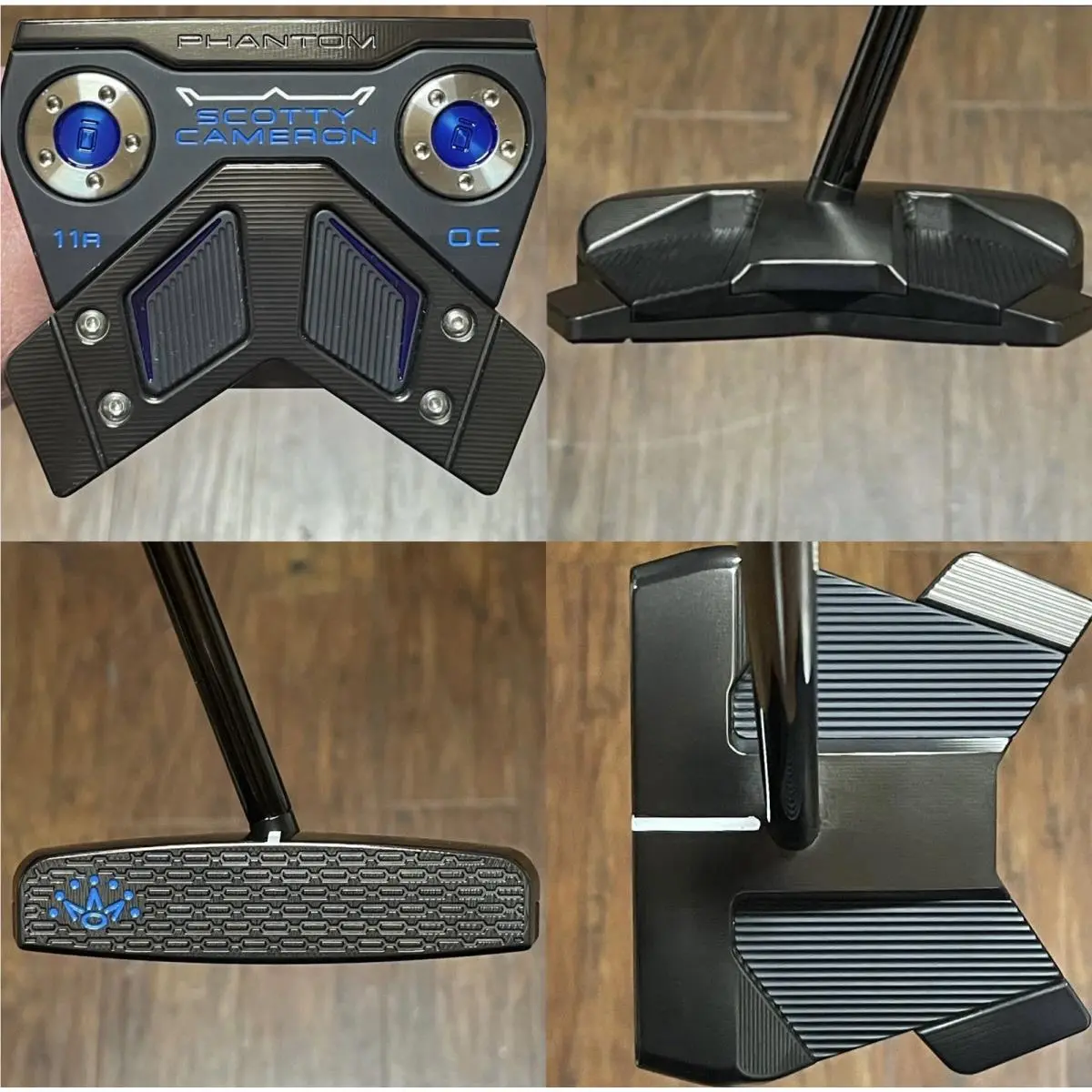 Scotty Cameron Phantom 11R OC Putter - LH - - Xtreme Dark Finish - Blu