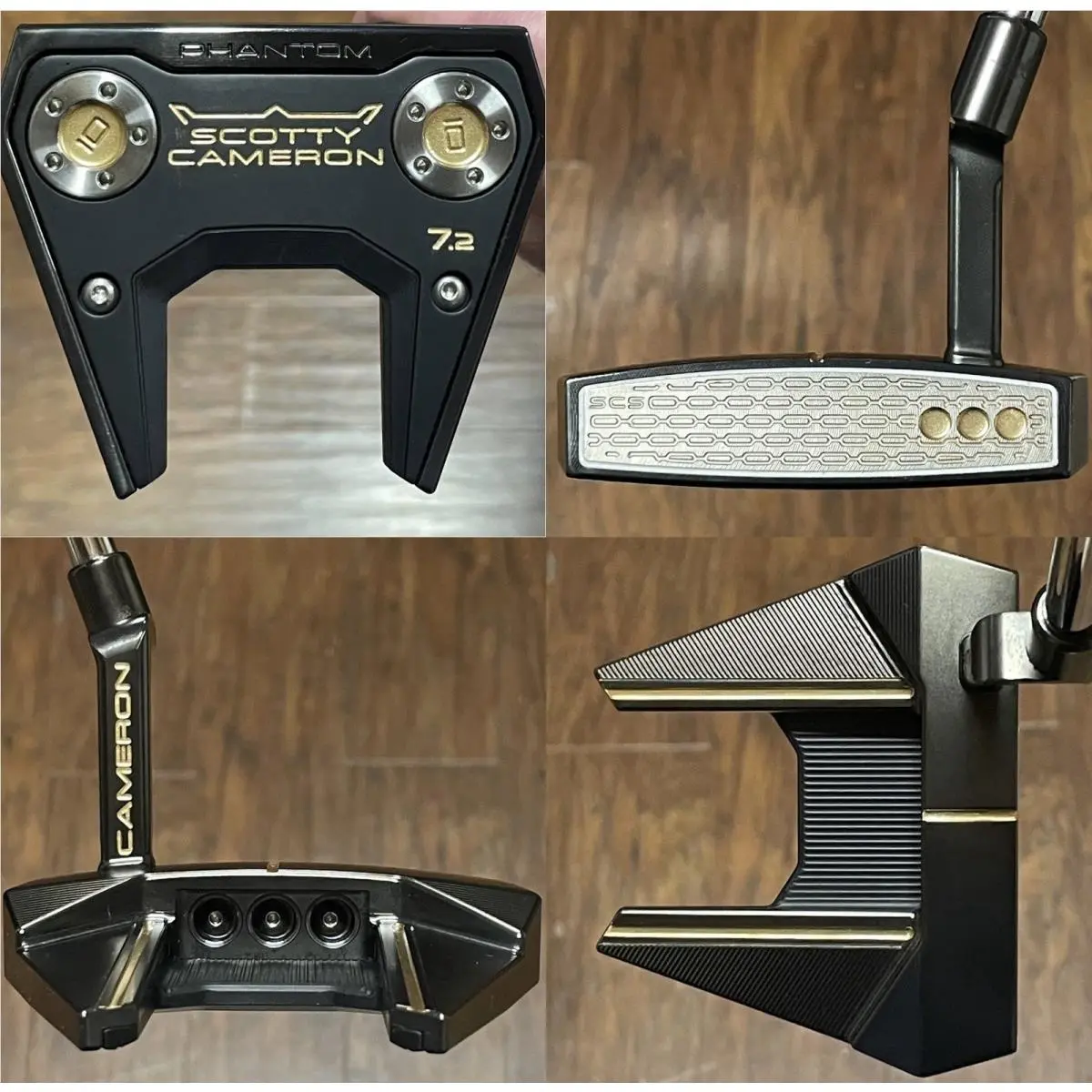 Scotty Cameron 2026 Phantom 7.2 Putter - - Xtreme Dark Finish - Gld