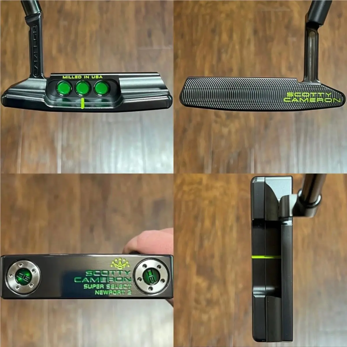 Scotty Cameron Super Select Port 2 Putter - - Xtreme Dark Finish - Grn