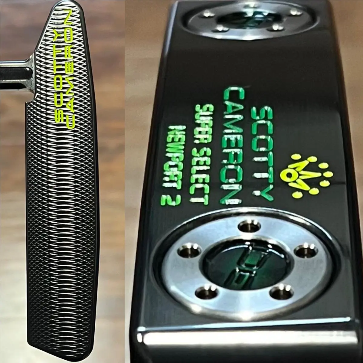 Scott  - Super Select Newport 2 - Xtreme Dark Finish - DLC - Green, Lie Angle: Black 0