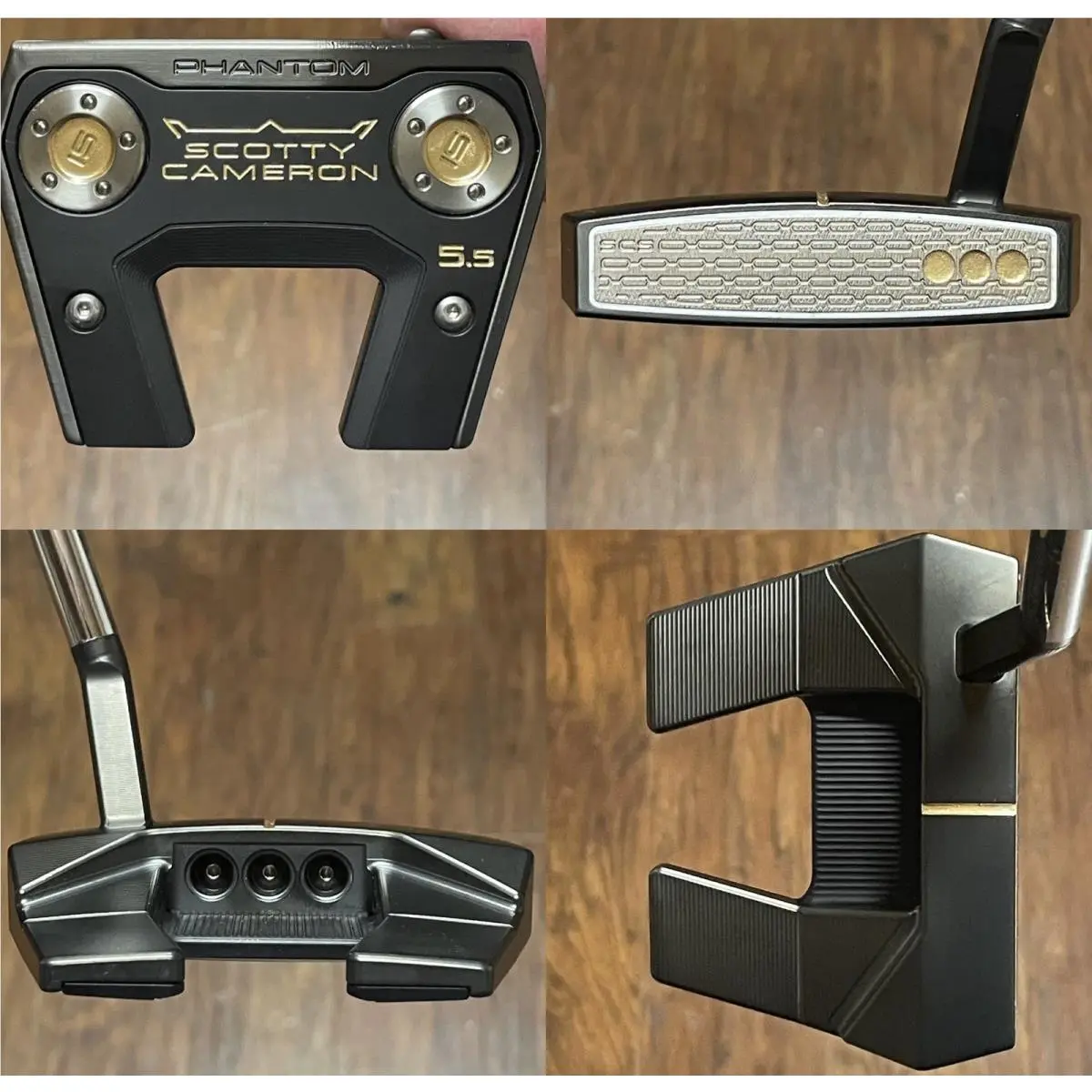 Scotty Cameron 2026 Phantom 5.5 Putter - - Xtreme Dark Finish - Gld