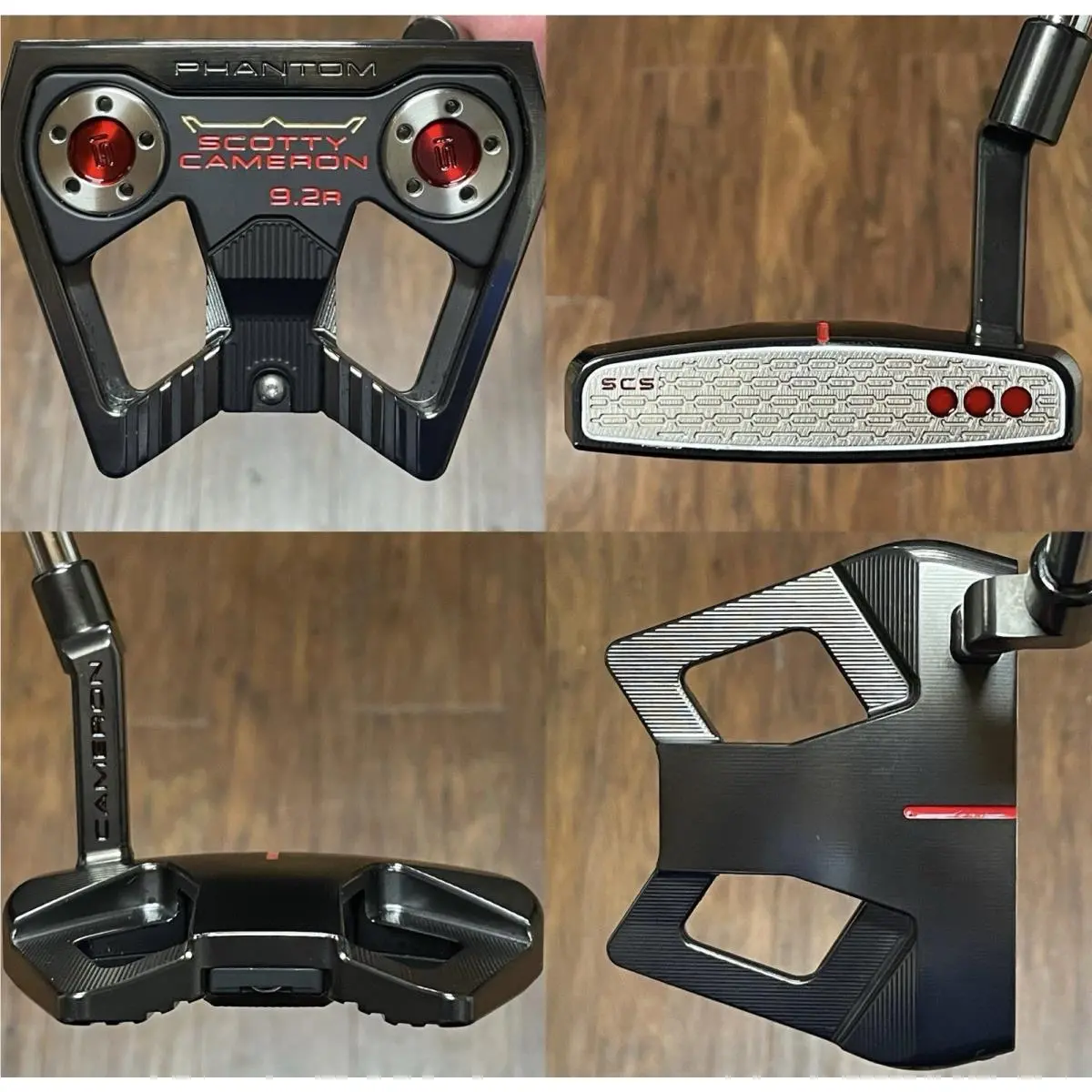 Scotty Cameron 2026 Phantom 9.2R Putter - - Xtreme Dark Finish - Red