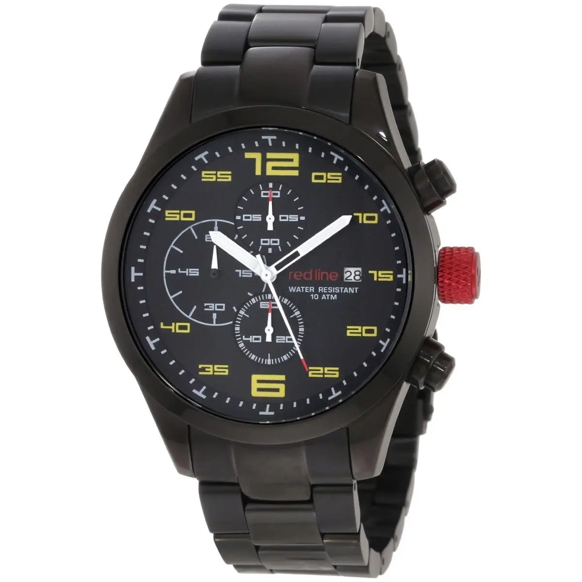 Redline Men`s 50042-BB-11YL Stealth Chronograph Black Watch