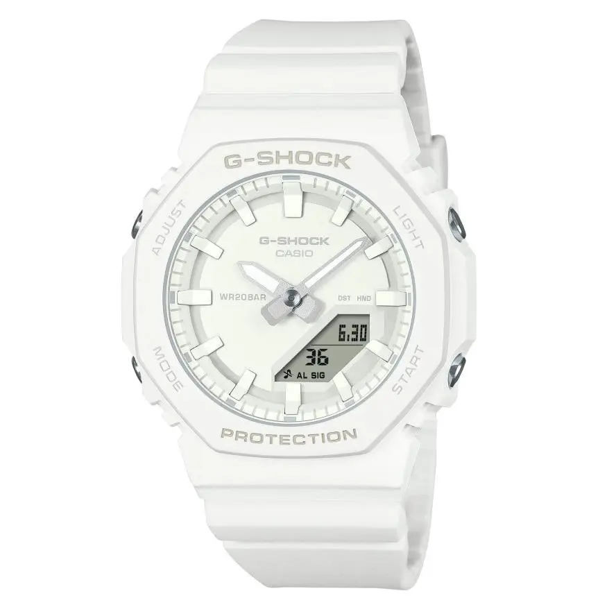 Casio G-shock Analog/digital White Resin Watch GMAP-2100-7A/ GMAP2100-7A