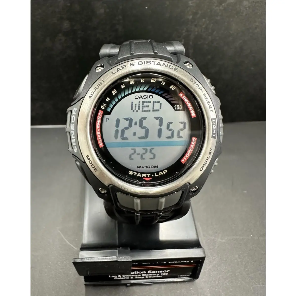 Casio Sports SGW-200-1V Black Resin Band Men`s Wristwatch Black