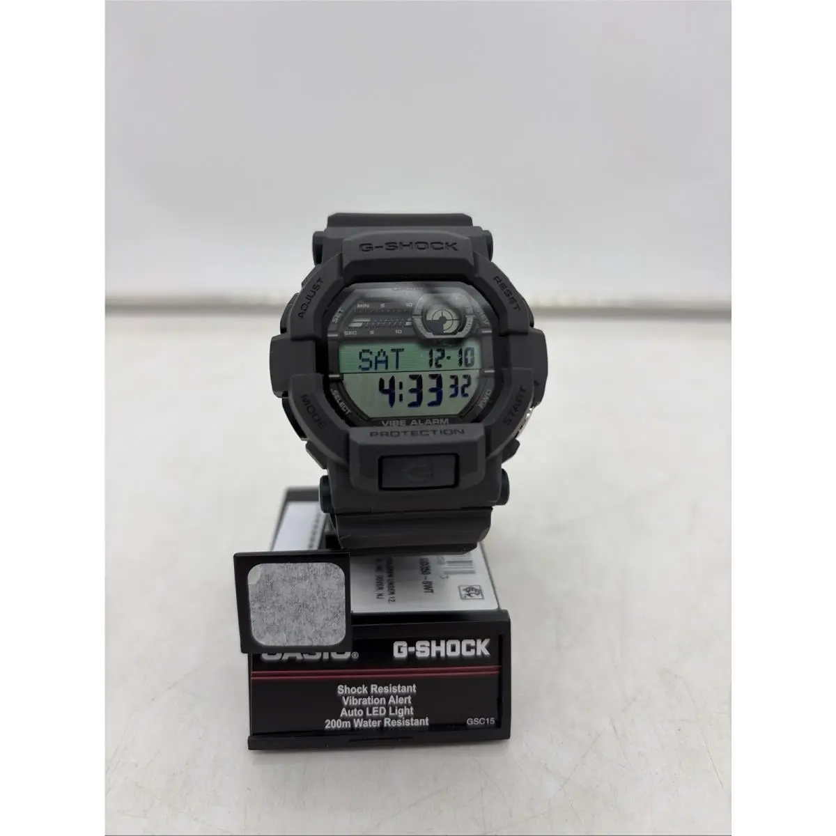 Casio G350 Men`s G-shock Watch with Gray Resin Strap
