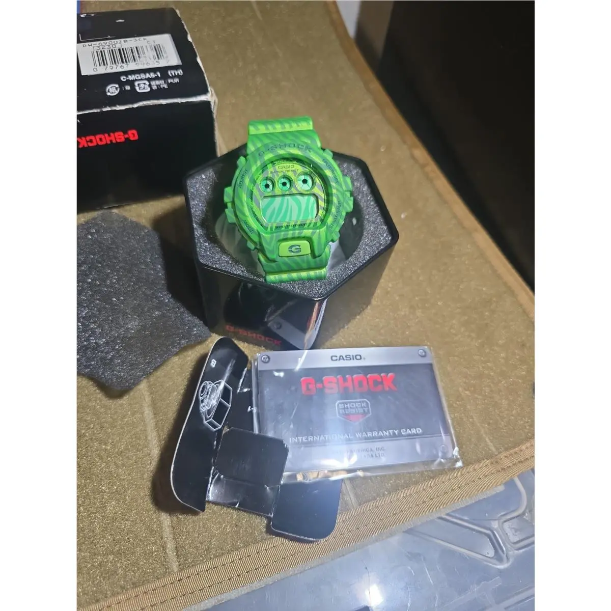 Casio G-shock DW-6900ZB-3 Digital Men`s Watch Working Battery Included Japan