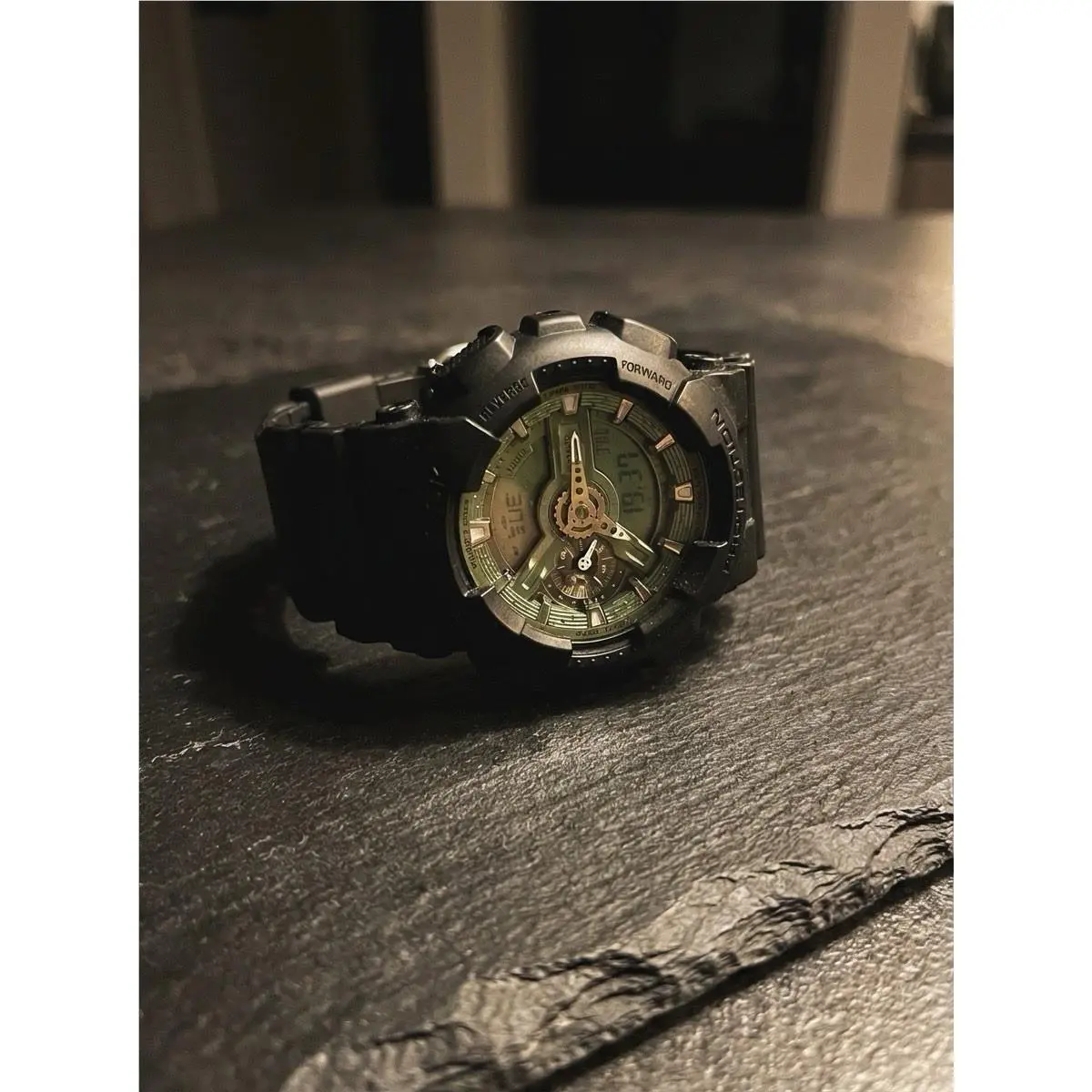 Casio Black Mens Analog-digital Watch G-shock GA-110CD-1A3ER