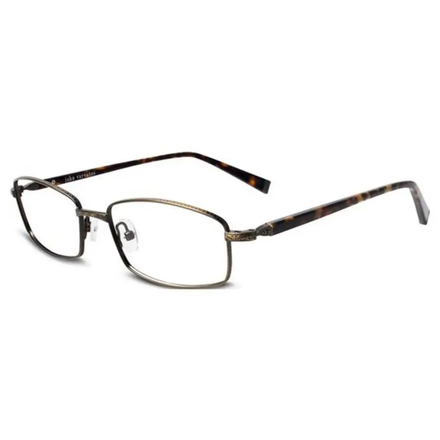 John Varvatos Eyeglasses V150 Antique Gold 53mm Metal Rectangle