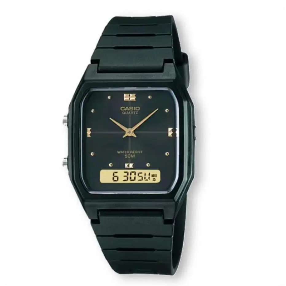 Casio AQ-48HE-1A Watch Wristwatch Timepiece For Everyday Wear Gift